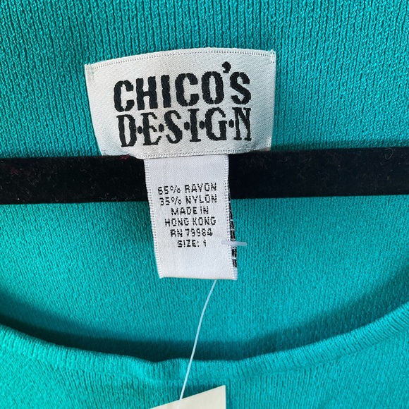 Chico’s Apparel Lucie 3 Sleeveless Knit Oasis; NWT; M/8 - Picture 8 of 12